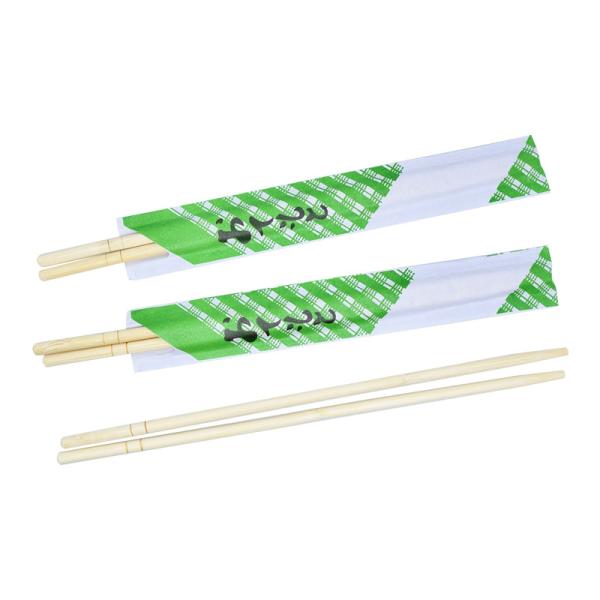 Buy cheap Printed Sleeves Biodegradable Round Bamboo Chopsticks Customised from wholesalers