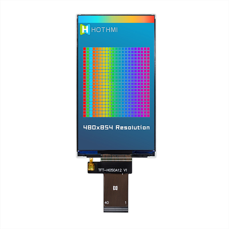 5.0 Inch IPS 480x854 Wide Temperature TFT Display Panel ST7701S For Industrial Computer