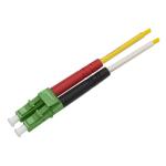 Green Fiber Optic Connector LC 2.0mm UPC/APC Duplex Connector