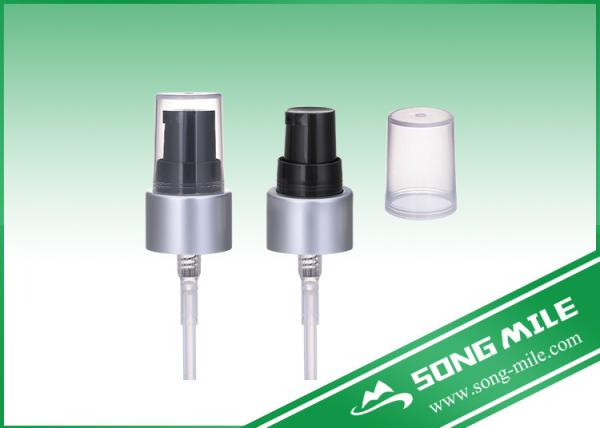 Buy cheap Black Silver Aluminum Treatment Cream Dispenser Pump in Size 24/410,28/410 from wholesalers