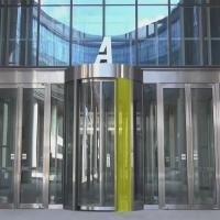 Buy cheap Aluminum Alloy Rotating Entrance Door / Gate Thermal Insulation product