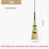 Buy cheap Nordic Colorful Pendant Lights Home Decorative Lighting Living Room Bedroom Indoor Glass Hanging Lamp(WH-GP-36) from wholesalers