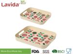 Food grade Home Professional Use Bamboo fibre Tray Plant Fibre Serving Tray with