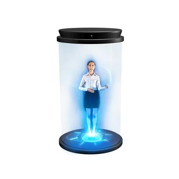Buy cheap 21.5inch 3D Holographic Cylinder Human Digital Interactive Holograms For Exhibition from wholesalers