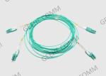 Multimode Duplex LC/LC Uniboot 50 Micron Aqua OM4 Patch Cord
