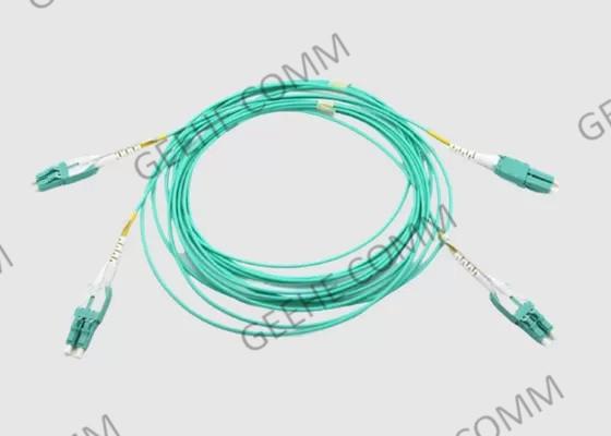 Buy cheap Multimode Duplex LC/LC Uniboot 50 Micron Aqua OM4 Patch Cord from wholesalers