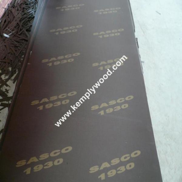 Buy cheap Two times hot press combi core 15times usage brown film faced plywood from wholesalers