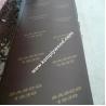 Buy cheap Two times hot press combi core 15times usage brown film faced plywood from wholesalers