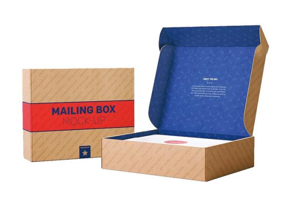 Buy cheap Currugated Paper Small Cardboard Packing Boxes Eco Friendly Flora Printed from wholesalers