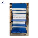Buy cheap Hat Hook Spinning Pegboard Display Rack Standing Wall Blue from wholesalers