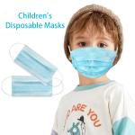 Kids Disposable Masks Blue Mask 3 Layers Non Woven Children Disposable Mask