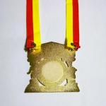 German Style Carnival Medal Diecast For Clubs With White Felt Back