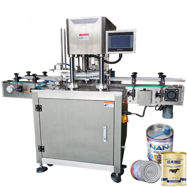 Buy cheap 1.1Kw Automatic Tin Can Sealing Machine 220V 50Hz 35 ~ 45 Cans/min from wholesalers