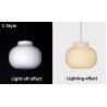 Buy cheap Modern Chinese Style Silk Led Ceiling Chandelier For Living Room Bedroom paper pendant light(WH-AP-569) from wholesalers