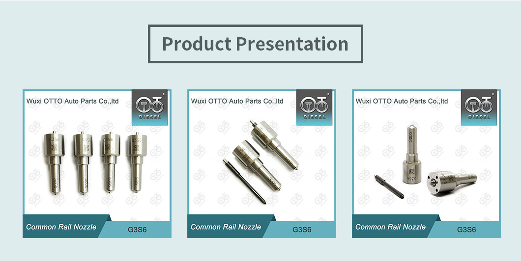 G3S6 Denso Common Rail Nozzle For TOYOTA Injectors 295050-018# / 046# 23670-0L090 / 39365 / 30400 etc.