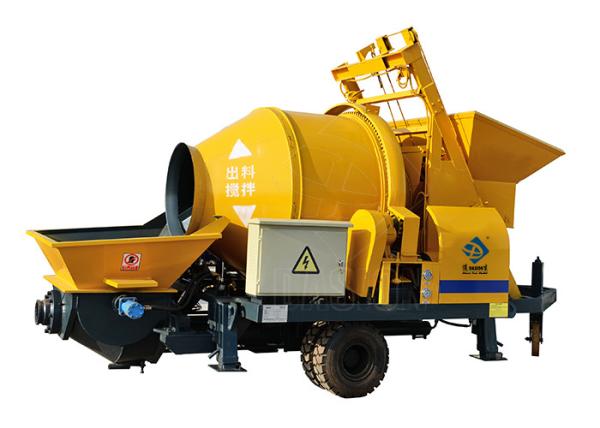 Buy cheap 40m3/H Mini Concrete Pump Machine Light Weight Mobile Concrete Mixer With Pump from wholesalers