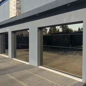 Buy cheap Sectional Electric Garage Doors Full View Aluminum Glass Garage Doors Sample Available from wholesalers