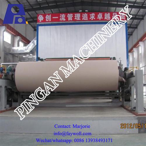 Buy cheap 100T/D Fluting Paper Machine 3200mm Kraft Paper Making Machine from wholesalers