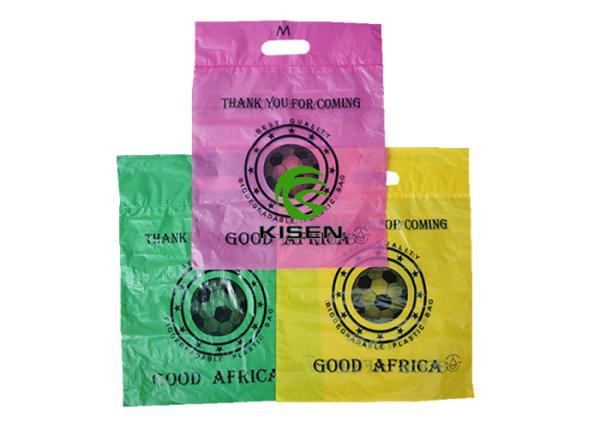 Buy cheap Cornstarch Organic PE Plastic Bag Colorful For Shopping LDPE Eco Friendly from wholesalers