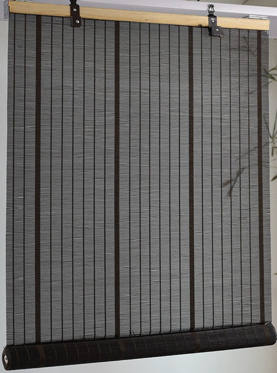 Roman 25m/Roll Bamboo Roll Up Blinds 1.6x2.1
