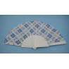 Buy cheap Full Color Advertising Plastic Fabric Folding Hand Fans 23cm X 42cm from wholesalers