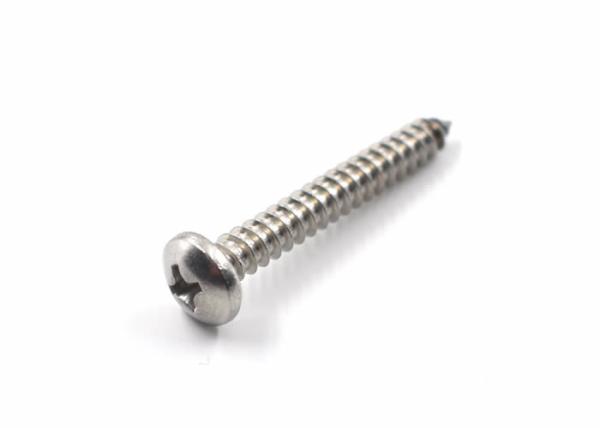 Buy cheap Stainless Steel Self Tapping Screws , Cross Recessed Pan Head Screw DIN7981 from wholesalers