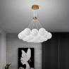 Buy cheap Nordic 3D Printed Moon Lampshade Chandelier Glass LED Hanging Lights(WH-GP-96) from wholesalers