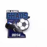 Different Styles Sports Trading Pins , Metal Printing Soft Enamel Epoxy Pin