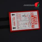 100% Fiberglass Cloth Or Silicone Coating Fire Resistant Blanket For Emergency