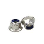 Buy cheap DIN6926 Stainless Carbon Steel Flange Nuts A2.70 Nylon Insert Hex Flange Lock Nut from wholesalers