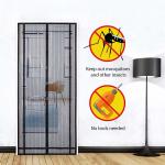 MOQ:100pcs Automatic Closing Mesh Magnetic Screen Curtain Kitchen Door Screen