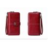 Buy cheap Hot-selling RFID anti-magnetic wallet Long zipper women's wallet Large capacity handbag from wholesalers