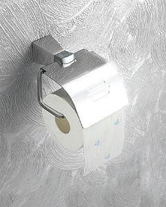 Buy cheap Paper holder with lid/cover 88106B,brass,chrome for bathroom accessory&fittings,sanitary from wholesalers