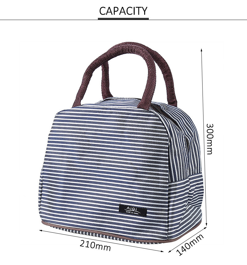 SGS Silk Printing Logo H30Cm Insulated Lunch Cooler Bags