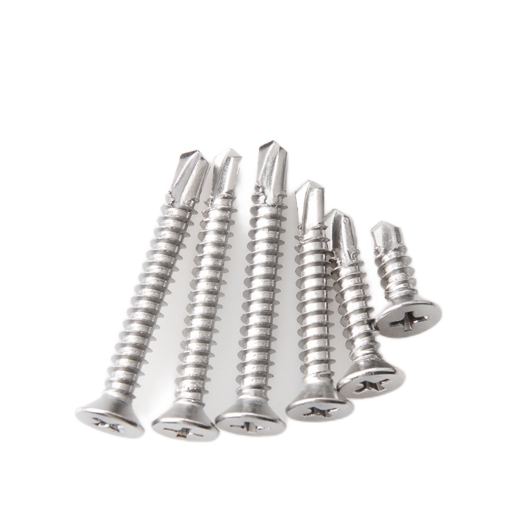 Customized Csk Model Self Drilling Screws in Stainless Steel for Metric 6mm Fastening