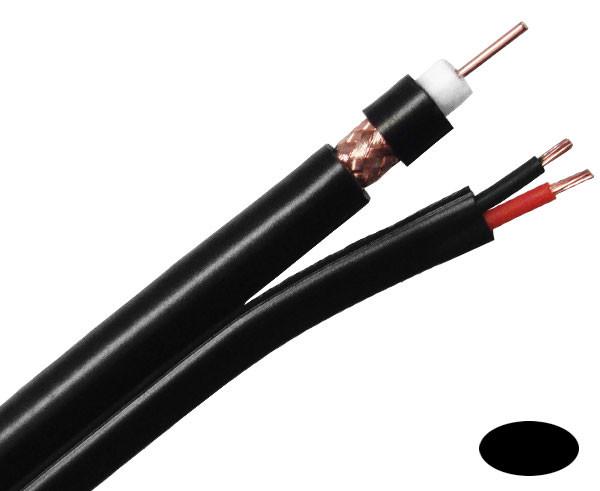 Buy cheap RG6 Siamese Cable 18AWG Copper 95% Copper Braid for Closed Circuit Television from wholesalers