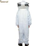 S-XXL Ventilated Bee Jacket With Round Veil Beekeeping Suit Bee Keeper Cotton