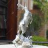 Buy cheap Vivid Polished Stainless Steel Standing Goat Decoration Sculpture from wholesalers