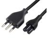 Buy cheap 10A 250V Italy Power Cord , 3 Pin IMQ Standard Black Universal AC Power Cord from wholesalers