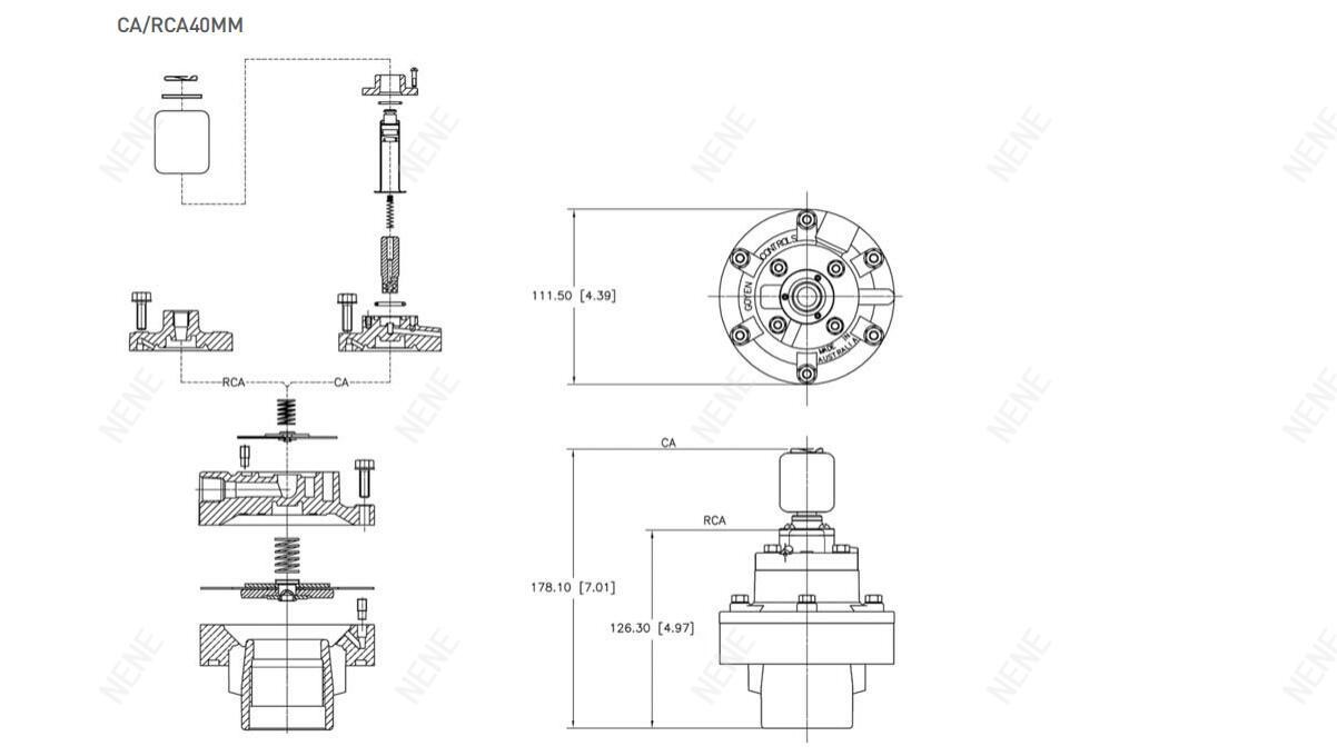 GOYEN CA40MM 1 1/2'' Full Immersion Dust Collector Diaphragm Pulse Valve K4000 K4007
