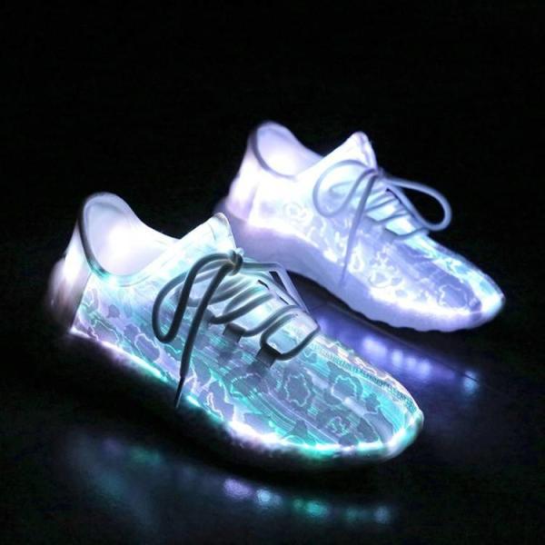 Buy cheap Rechargeable Fiber Optic LED Shoes For Adults Noval Material Wear - Resistant from wholesalers