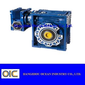China Transmission Worm reduction gearbox for conveyor , agricultural bevel gearbox reducer on sale
