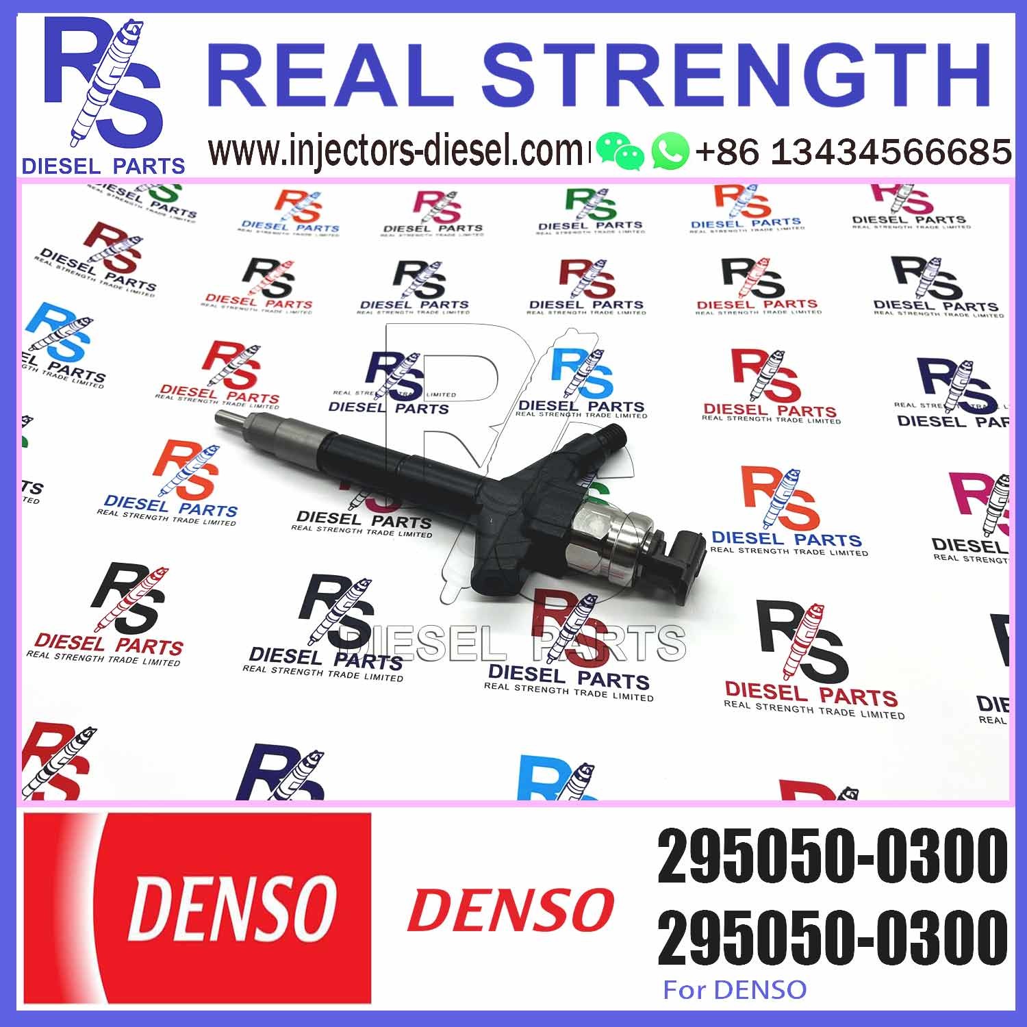 Common Rail Injector 295050-0300 For NISSAN Pathfinder NAVARA 16600-5X000 16600-5X00A