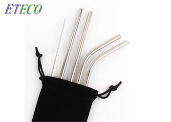 Buy cheap 215*6mm Metal Bar Straws , Thick Stainless Steel Straws For Hot Drinks from wholesalers