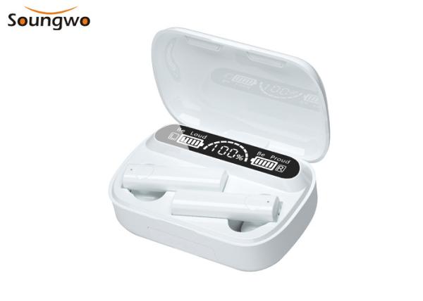 Buy cheap ROHS FCC Micro USB Port TWS Wireless Bluetooth Earphones For Running from wholesalers