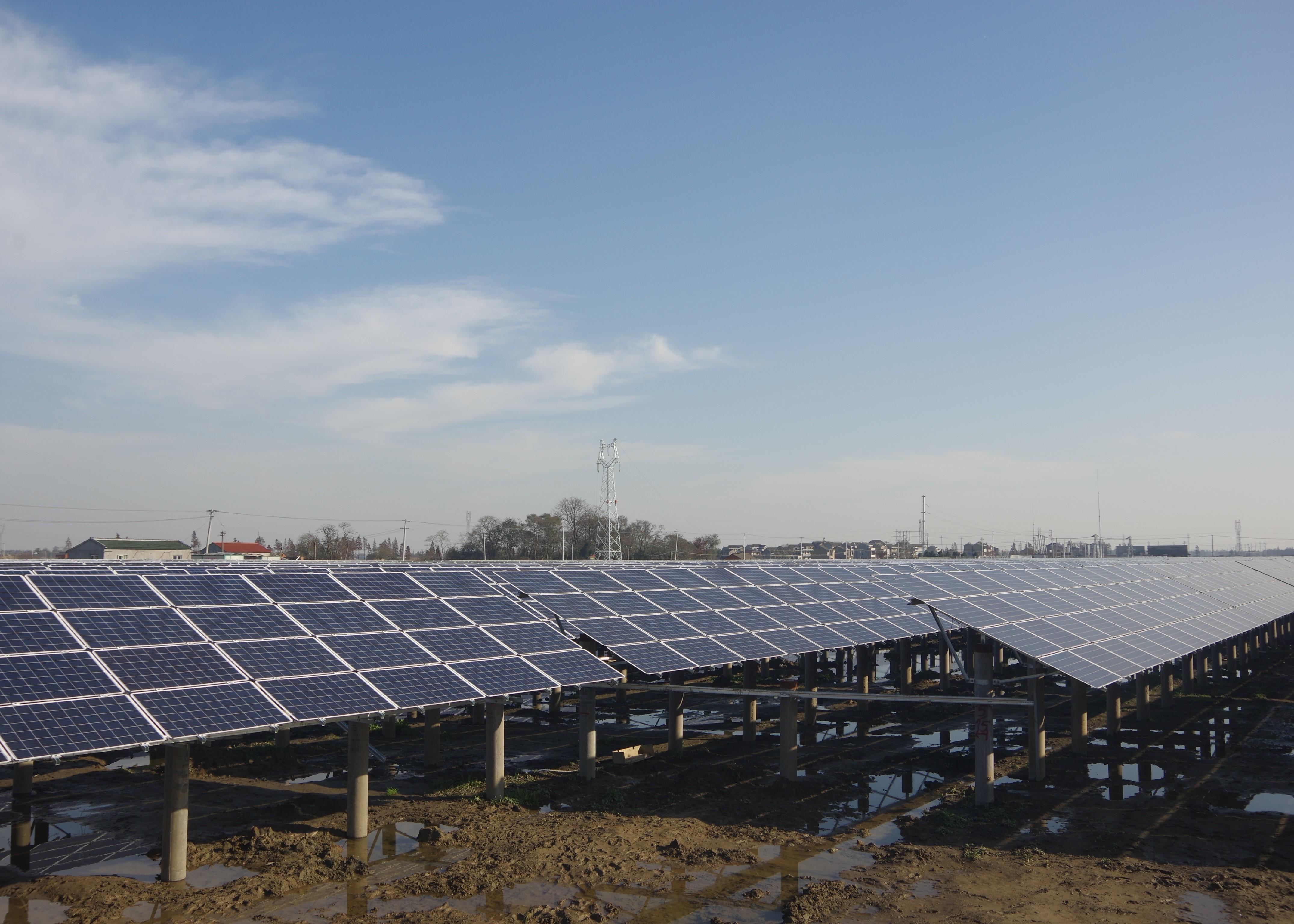 Corrosion Resistant Solar Panel Mounting Structure Single Axis System