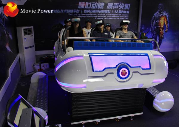 Buy cheap Interactive Virtual Reality Equipment 6 Seats 6 DOF VR Cinema Simulator 9D VR from wholesalers