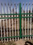Customized Black Zinc Steel Metal Garrison Fence Panels Maintenance Free
