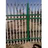 Buy cheap Customized Black Zinc Steel Metal Garrison Fence Panels Maintenance Free from wholesalers