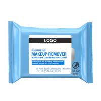Buy cheap 25pcs 18.5x16.5cm Phthalate Free No Skin Irritation Wipes For Makeup Remover product